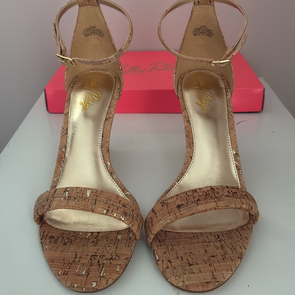 LILLY PULITZER JENNA WEDGE -NWT - 9 1/2